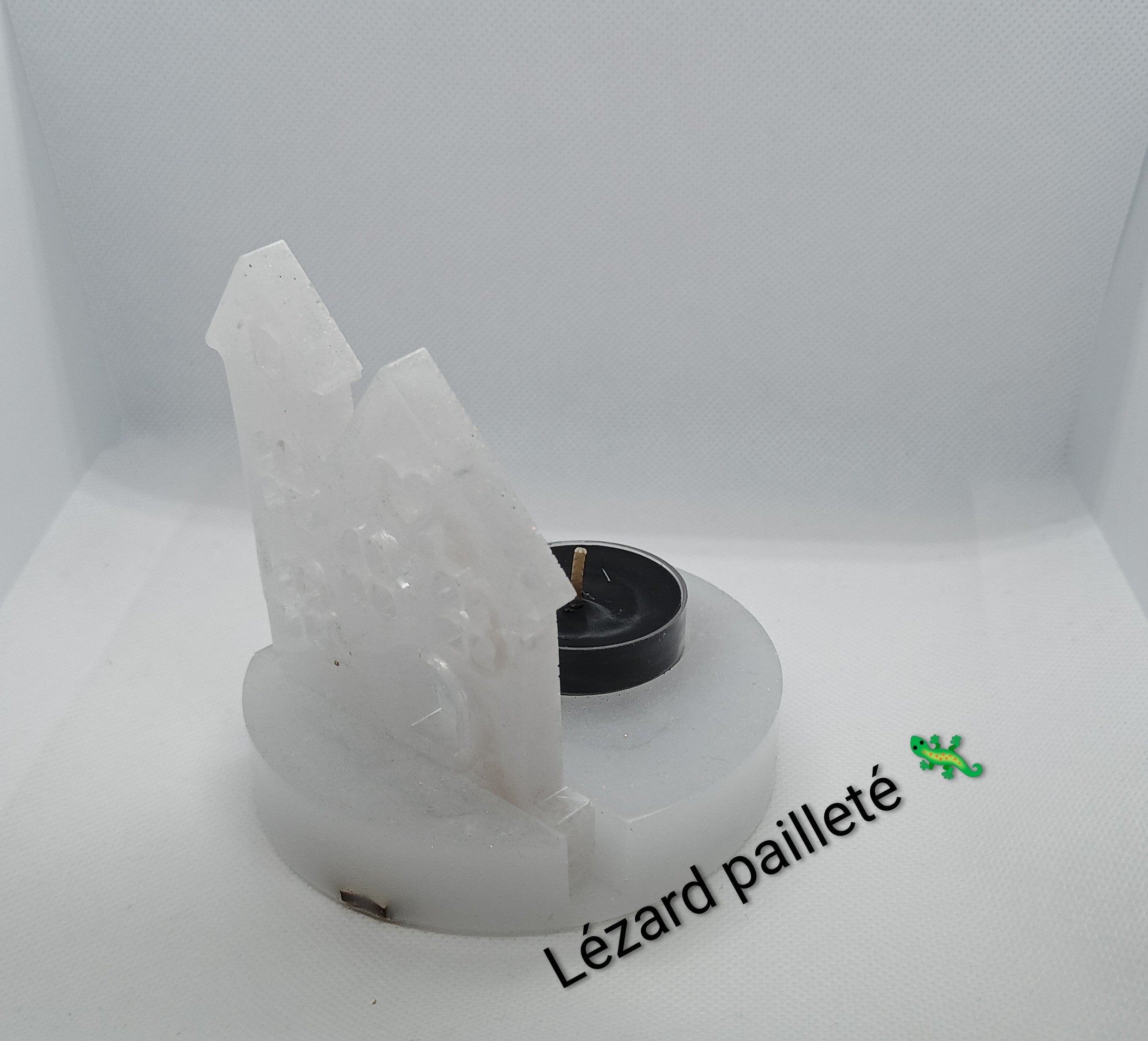 Porte-bougie "Sous la neige"