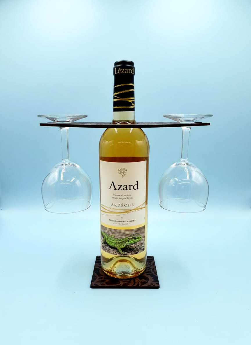 Porte-verres et 2 dessous de verre