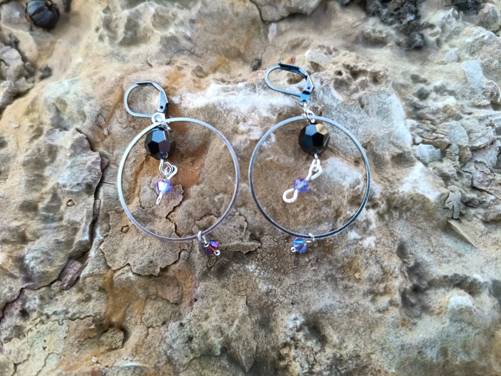 Boucles d'oreilles "lune"