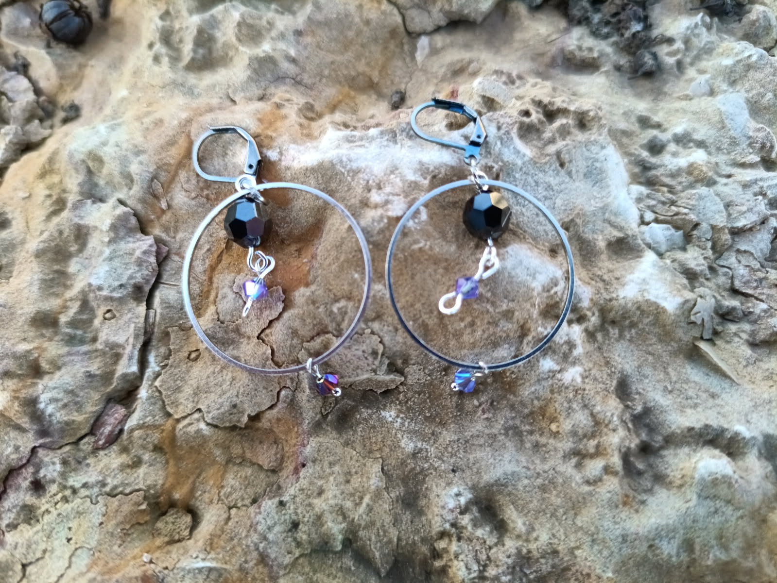Boucles d'oreilles "lune"