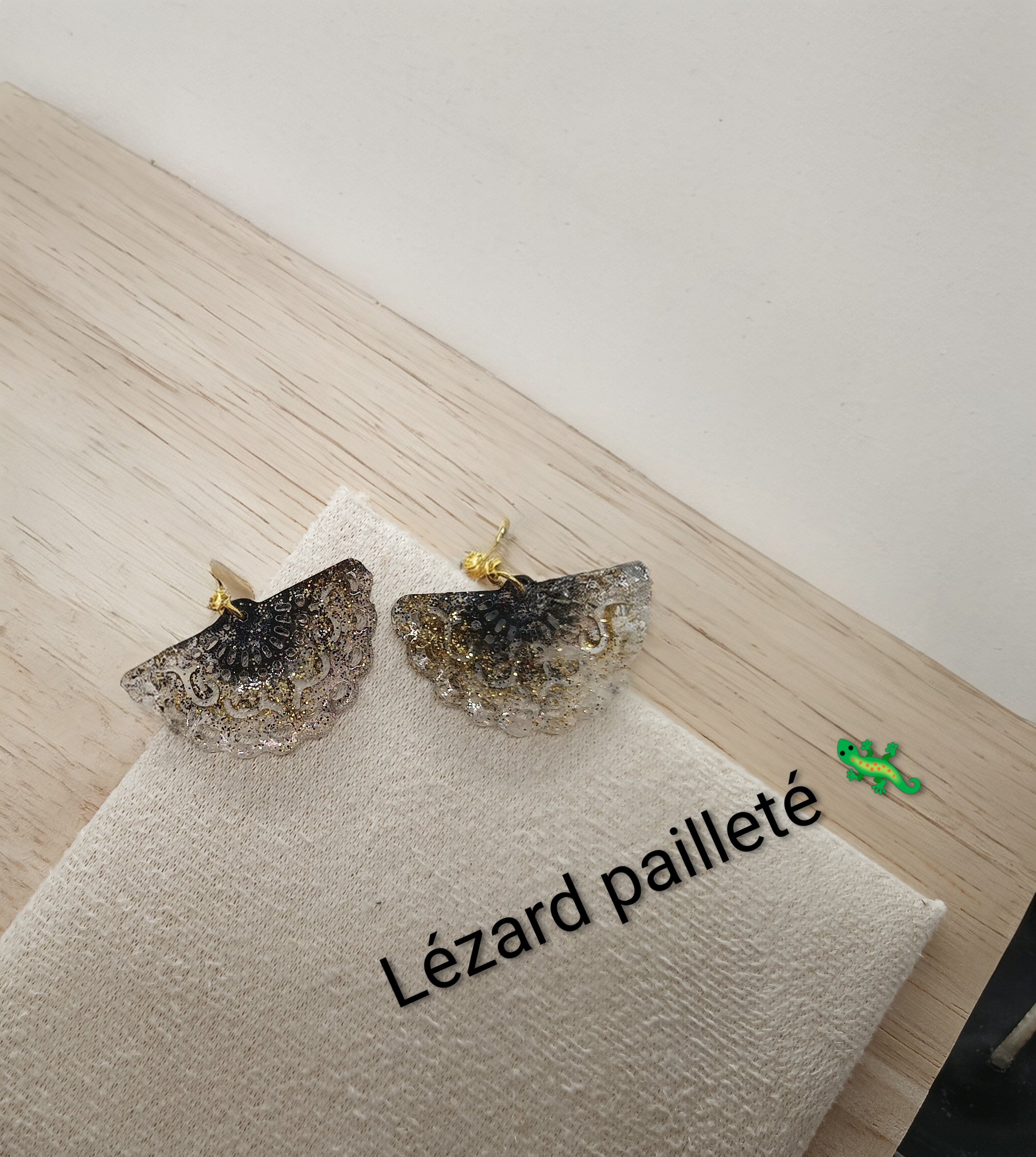 Boucles d'oreilles "Éventail"