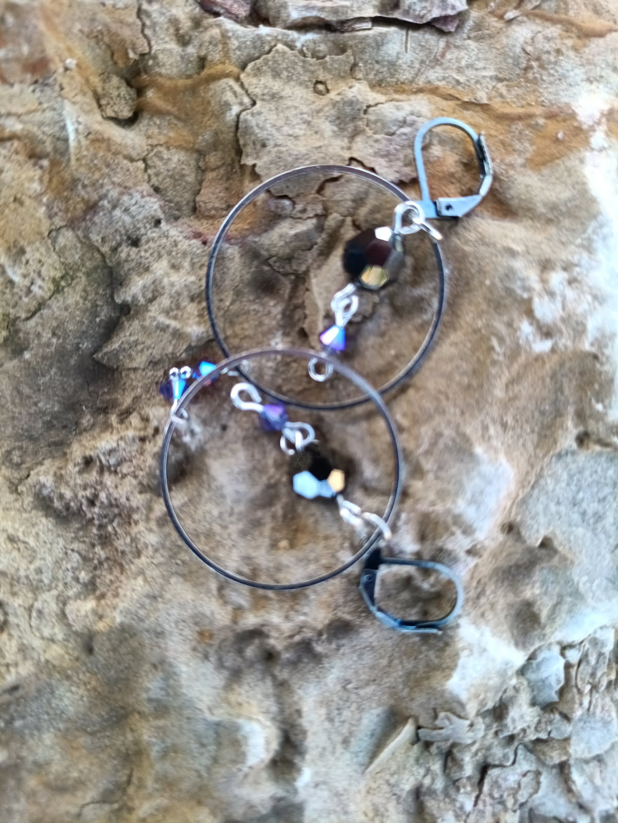 Boucles d'oreilles "lune"