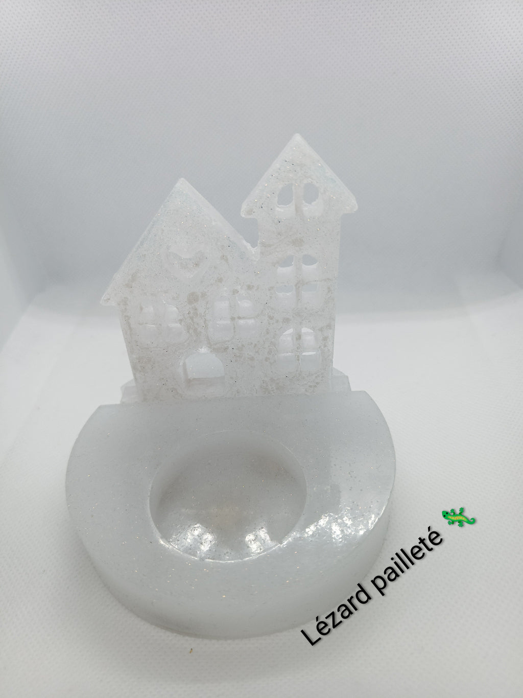 Porte-bougie "Sous la neige"